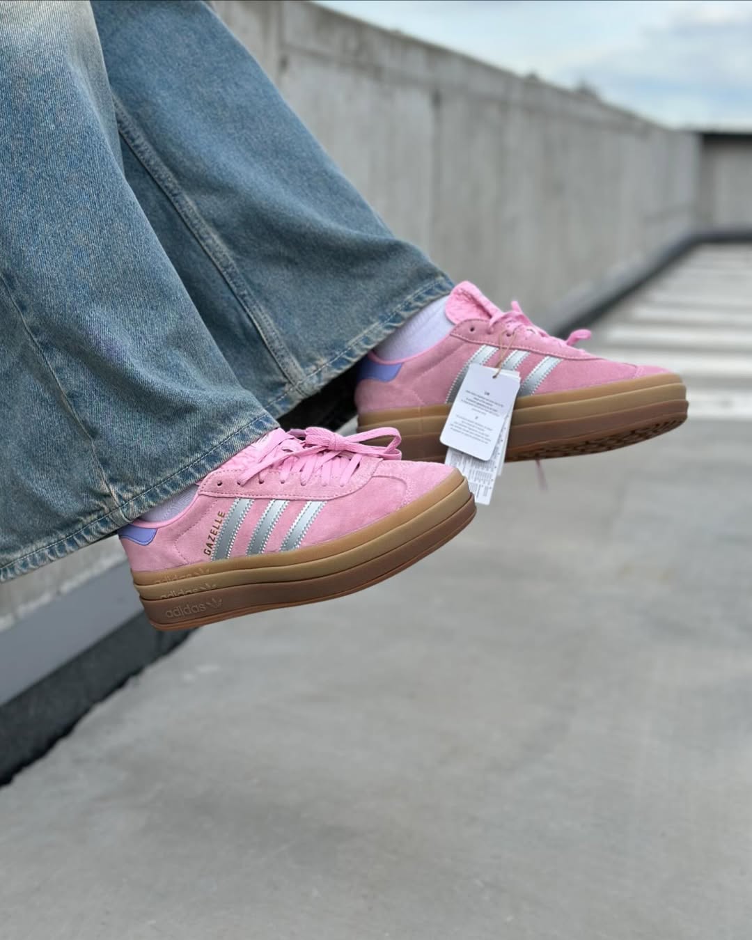 Adidas Gazelle Bold True Pink Gum (GS) - JH5539 - Men's and Women's Sneakers > Sneakers > Adidas Gazlle > Low - Top Sneakers