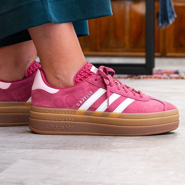 Adidas Gazelle Bold Wild Pink (W) - ID6997 - Men's and Women's Sneakers > Sneakers > Adidas Gazlle > Low - Top Sneakers