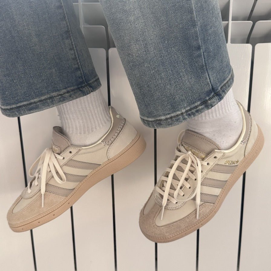 Adidas Handball Spezial Cream White Beige (W) - IE3699 - Men's and Women's Sneakers > Sneakers > Adidas Handball Spezial > Low - Top Sneakers