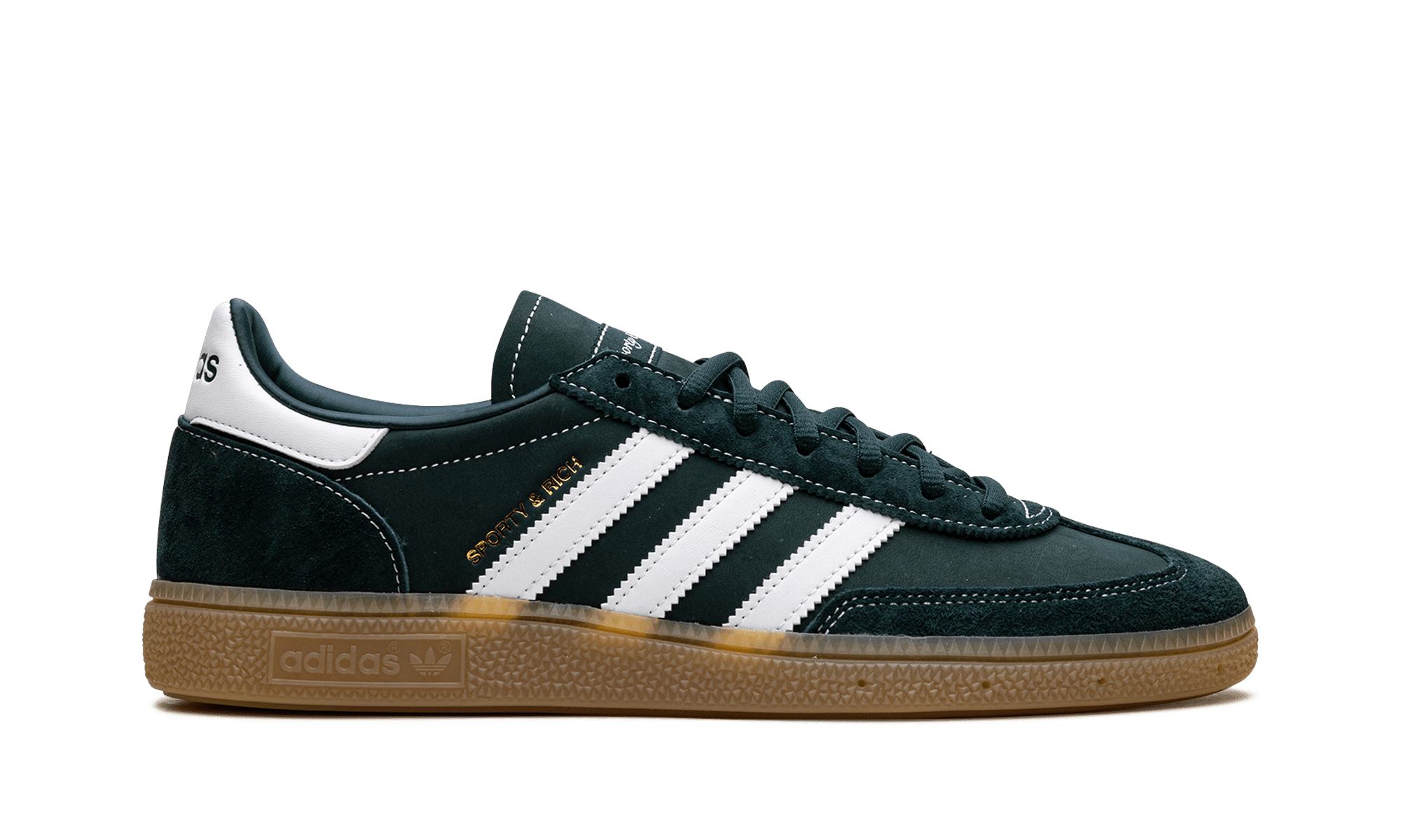Adidas Handball Spezial Sporty & Rich Dark Green - JP7067 - Men's and Women's Sneakers > Sneakers > Adidas Handball Spezial > Low - Top Sneakers