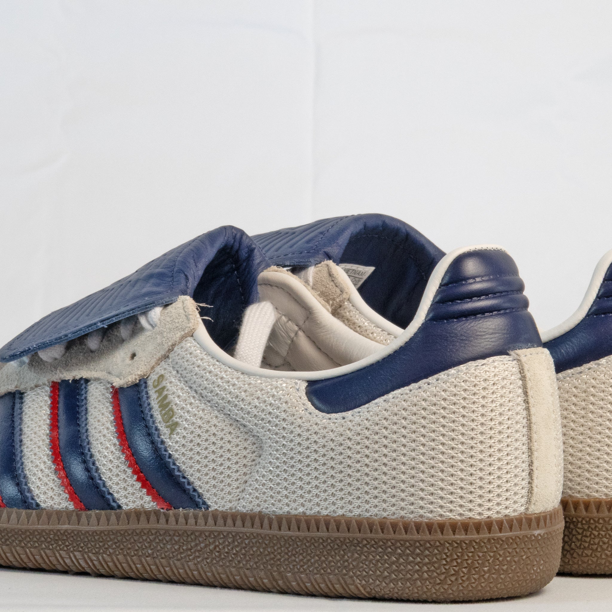Adidas Samba LT Crystal White Dark Blue Gum - IE9169 - Men's and Women's Sneakers > Sneakers > Adidas Samba > Low - Top Sneakers