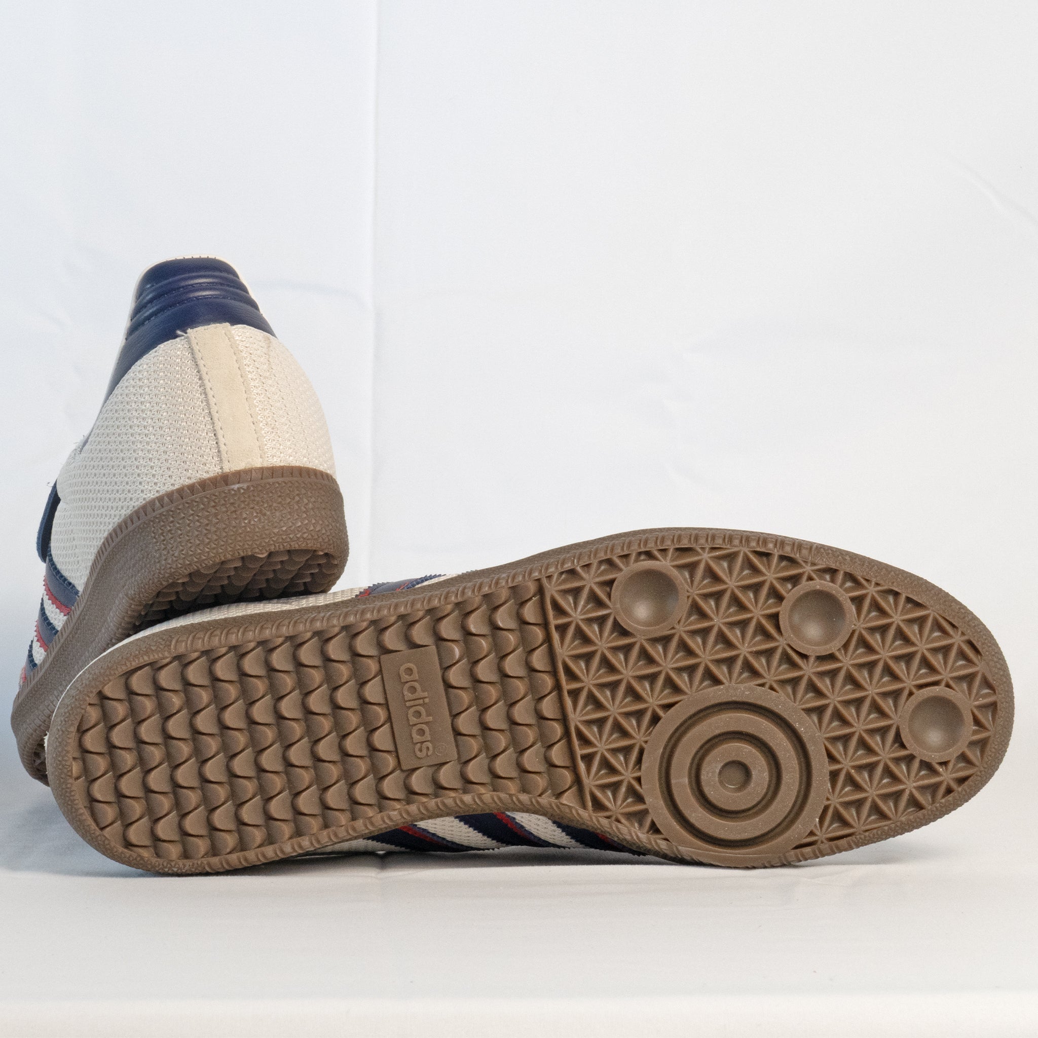 Adidas Samba LT Crystal White Dark Blue Gum - IE9169 - Men's and Women's Sneakers > Sneakers > Adidas Samba > Low - Top Sneakers