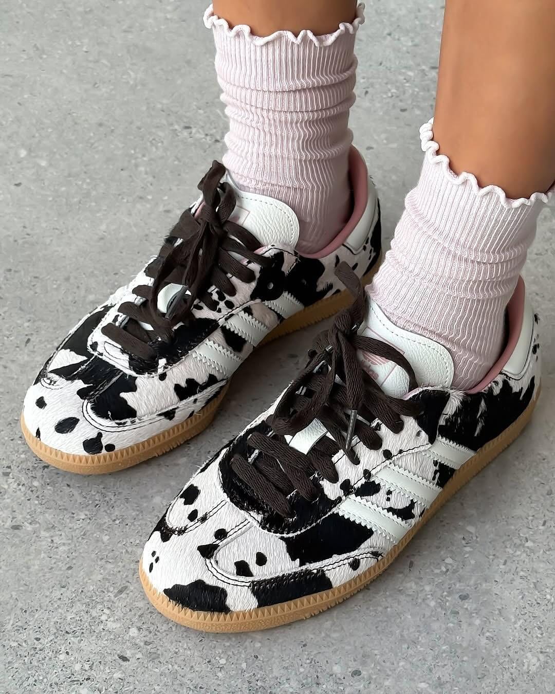 Adidas Samba OG Cow Print - JR1256 - Men's and Women's Sneakers > Sneakers > Adidas Samba > Low - Top Sneakers