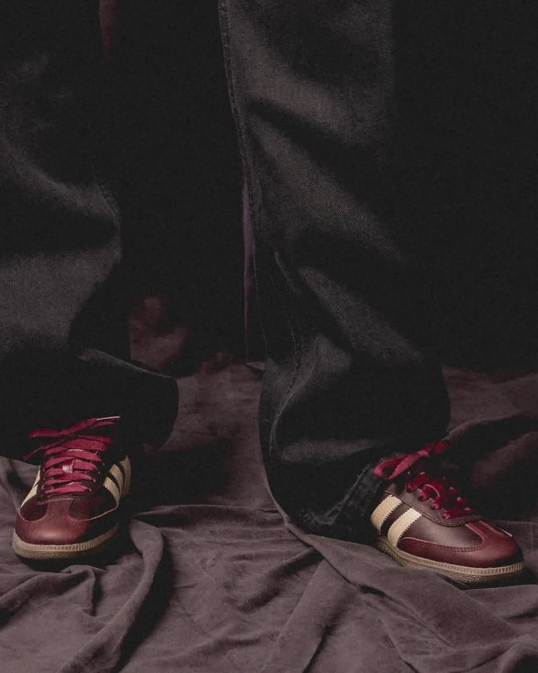adidas Samba OG Maroon Crystal Sand (Women's) - IF7004 - Men's and Women's Sneakers > Sneakers > Adidas Samba > Low - Top Sneakers