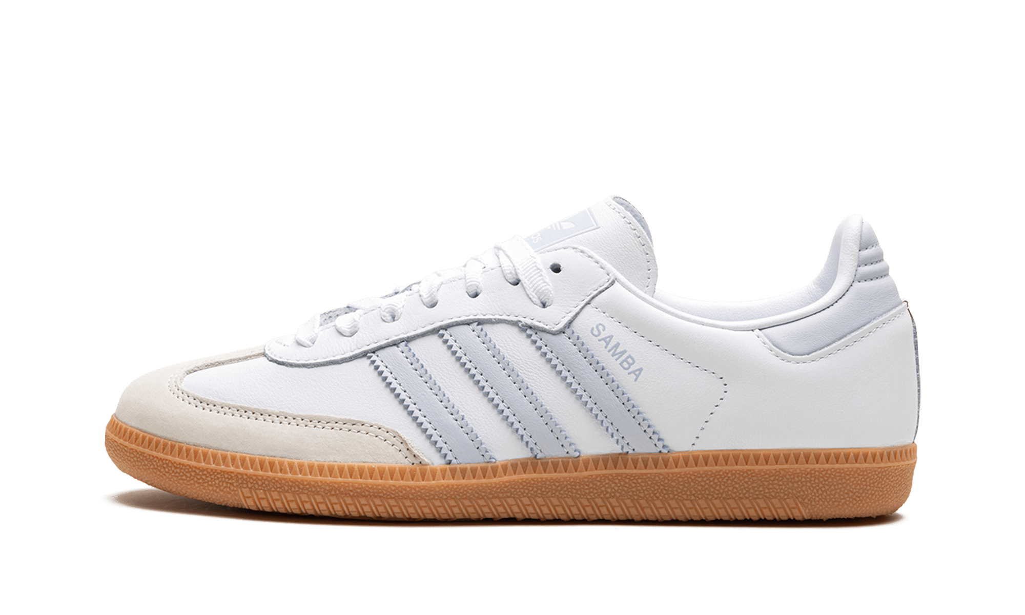 Adidas Samba OG White Halo Blue Gum - IE0877 - Men's and Women's Sneakers > Sneakers > Adidas Samba > Low - Top Sneakers