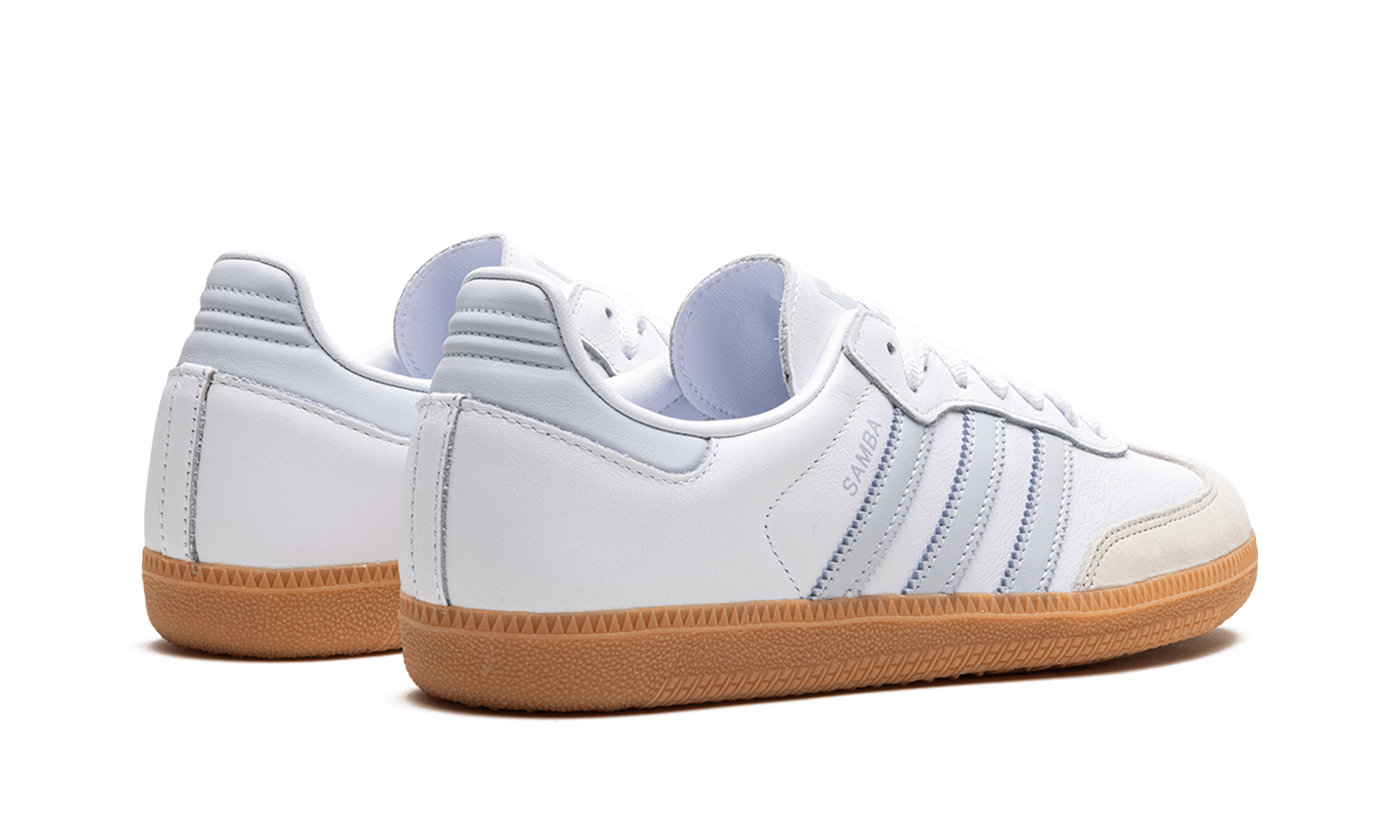 Adidas Samba OG White Halo Blue Gum - IE0877 - Men's and Women's Sneakers > Sneakers > Adidas Samba > Low - Top Sneakers