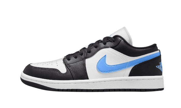 Air Jordan 1 Low Black University Blue - DC0774 - 041 - Men's and Women's Sneakers > Sneakers > Jordan 1 > Low - Top Sneakers