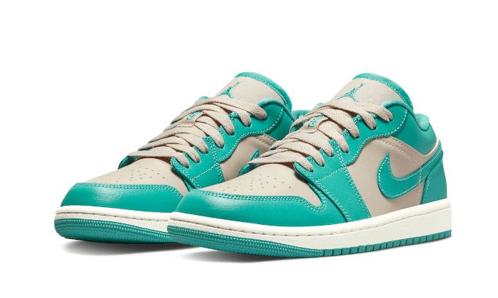 Air Jordan 1 Low Tropical Teal - DC0774 - 131 - sneakers