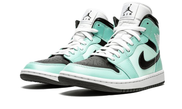 Air Jordan 1 Mid Aqua Blue Tint - BQ6472 - 300 - sneakers