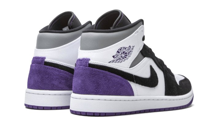 Air Jordan 1 Mid SE Varsity Purple - 852542 - 105 - sneakers