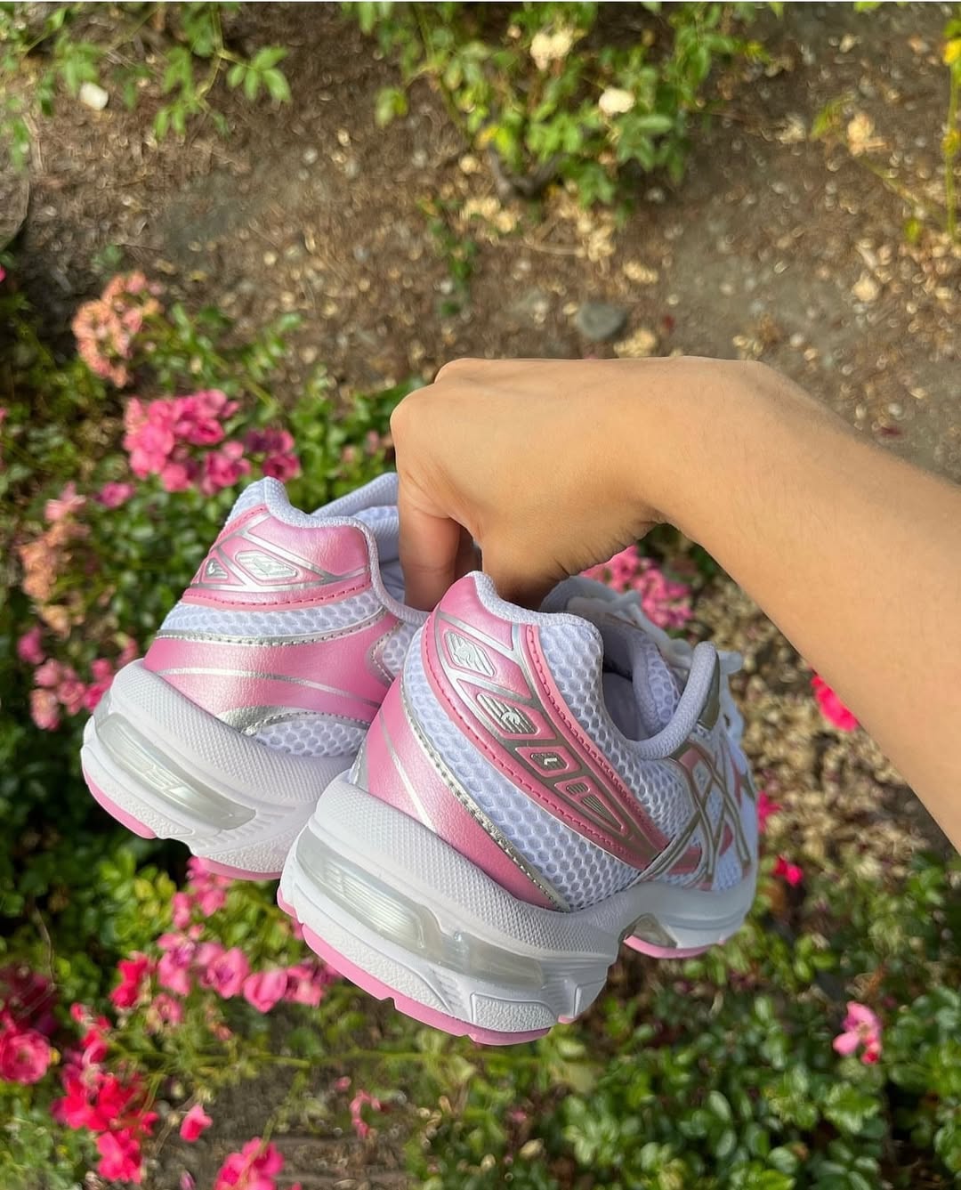 ASICS Gel - 1130 White Pure Silver Pink - 1202A507 - 100 - Men's and Women's Sneakers > Sneakers > Asics Gel - 1130 > Low - Top Sneakers