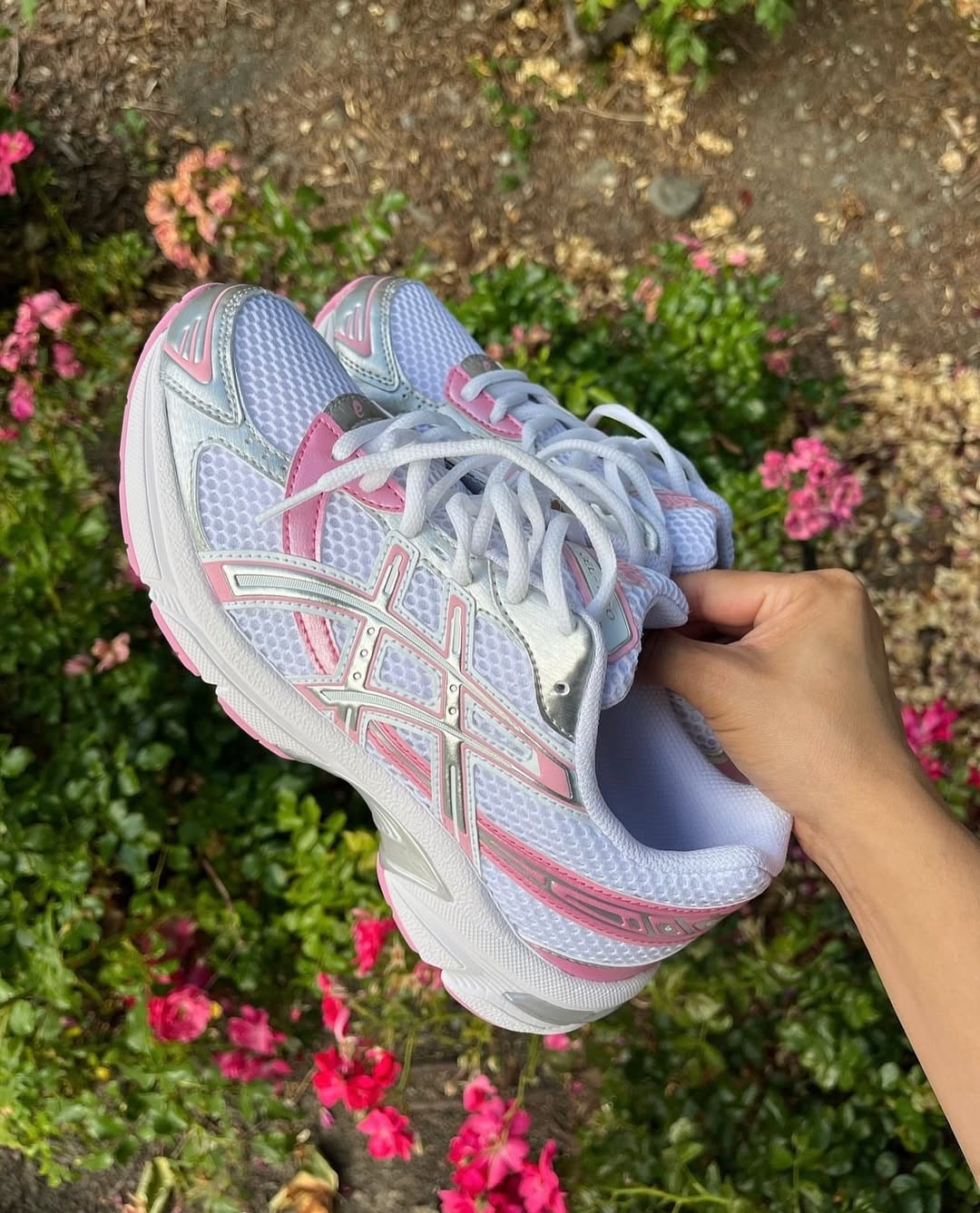 ASICS Gel - 1130 White Pure Silver Pink - 1202A507 - 100 - Men's and Women's Sneakers > Sneakers > Asics Gel - 1130 > Low - Top Sneakers