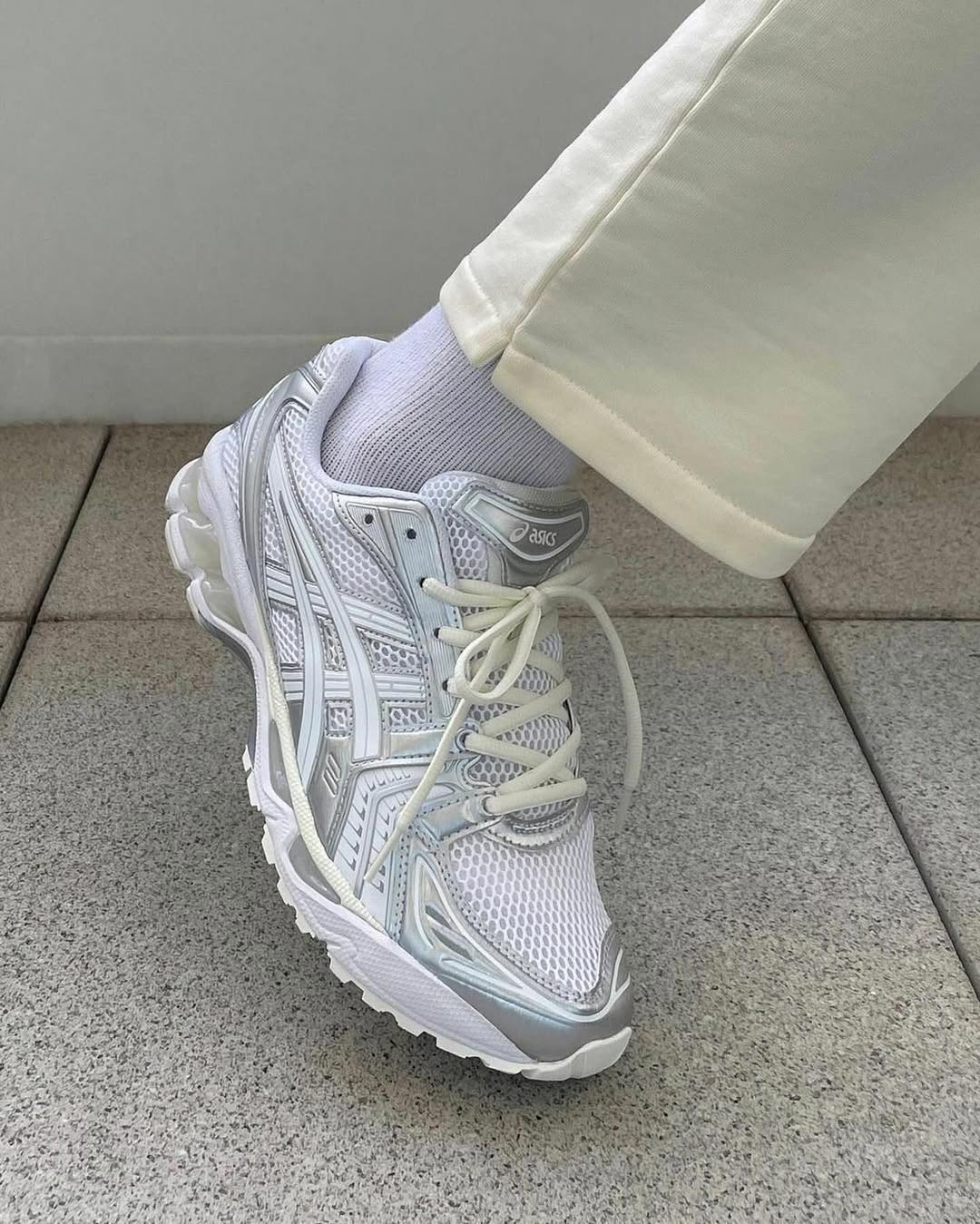 ASICS Gel - Kayano 14 JJJJound Silver White - 1201A457 - 100 - Men's and Women's Sneakers > Sneakers > Asics Gel - NYC > Low - Top Sneakers