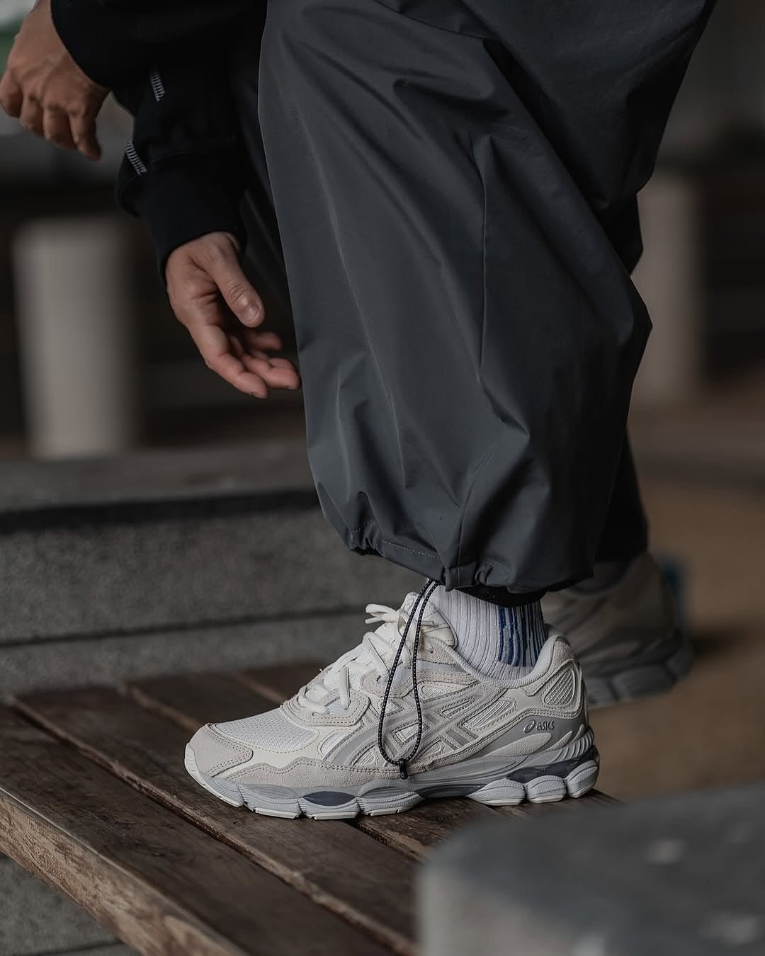 ASICS Gel - NYC Cream Grey - 1203A739 - 100 - Men's and Women's Sneakers > Sneakers > Asics Gel - NYC > Low - Top Sneakers