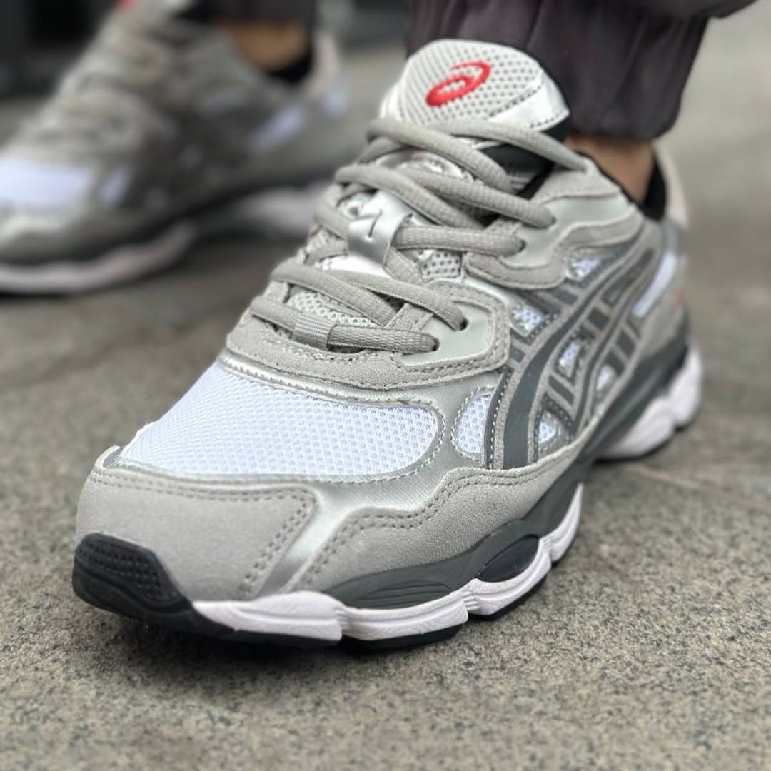 ASICS Gel - NYC White Steel Grey - 1201A789 - 102 - Men's and Women's Sneakers > Sneakers > Asics Gel - NYC > Low - Top Sneakers