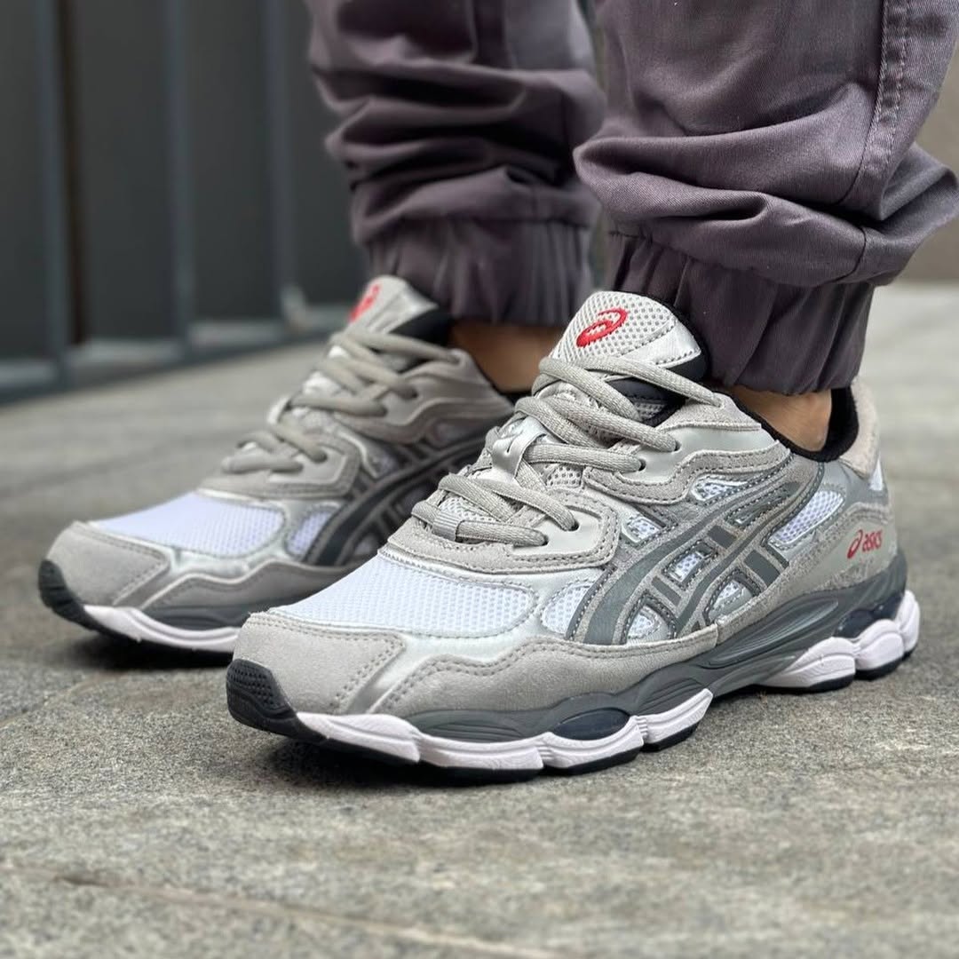 ASICS Gel - NYC White Steel Grey - 1201A789 - 102 - Men's and Women's Sneakers > Sneakers > Asics Gel - NYC > Low - Top Sneakers
