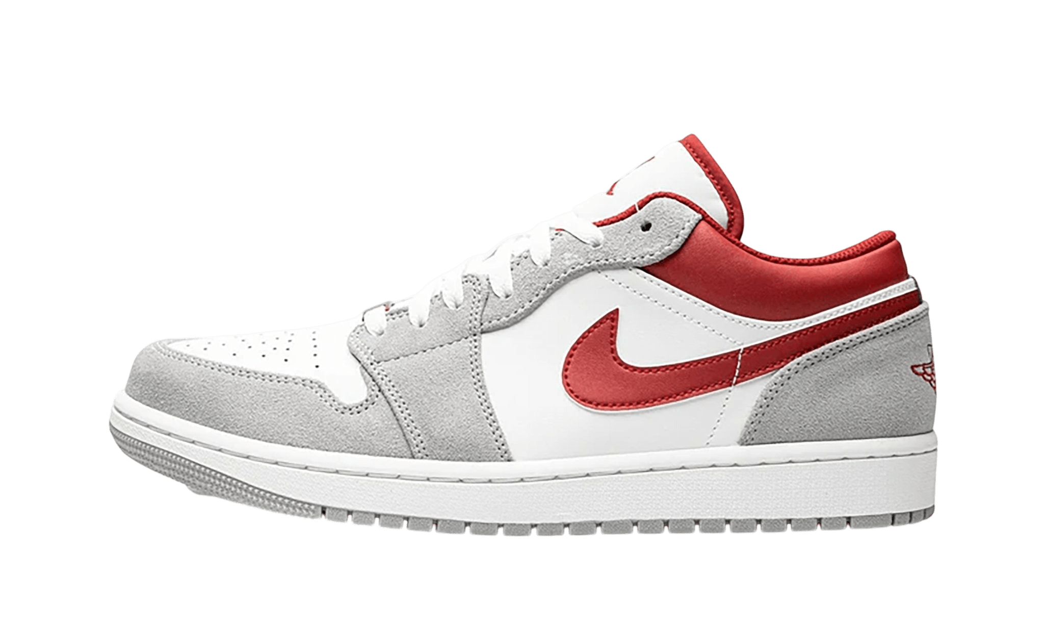 Jordan 1 Low SE Light Smoke Grey Gym Red - DC6991 - 016 - Men's and Women's Sneakers > Sneakers > Jordan 1 > Low - Top Sneakers