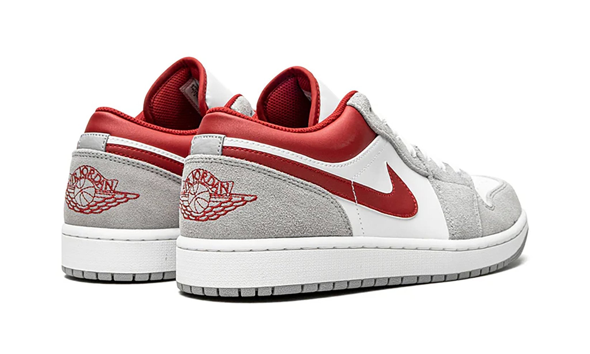 Jordan 1 Low SE Light Smoke Grey Gym Red - DM0589-016 - Sneakers