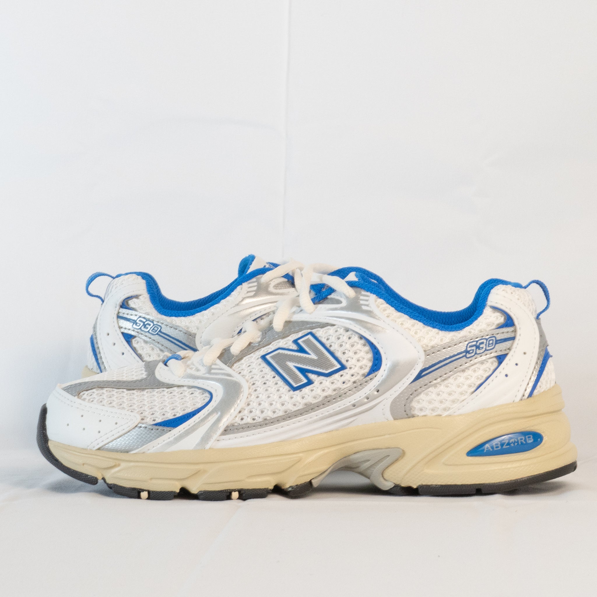 New Balance 530 White Blue Oasis - MR530EA - Men's and Women's Sneakers > Sneakers > New Balance 530 > Low - Top Sneakers