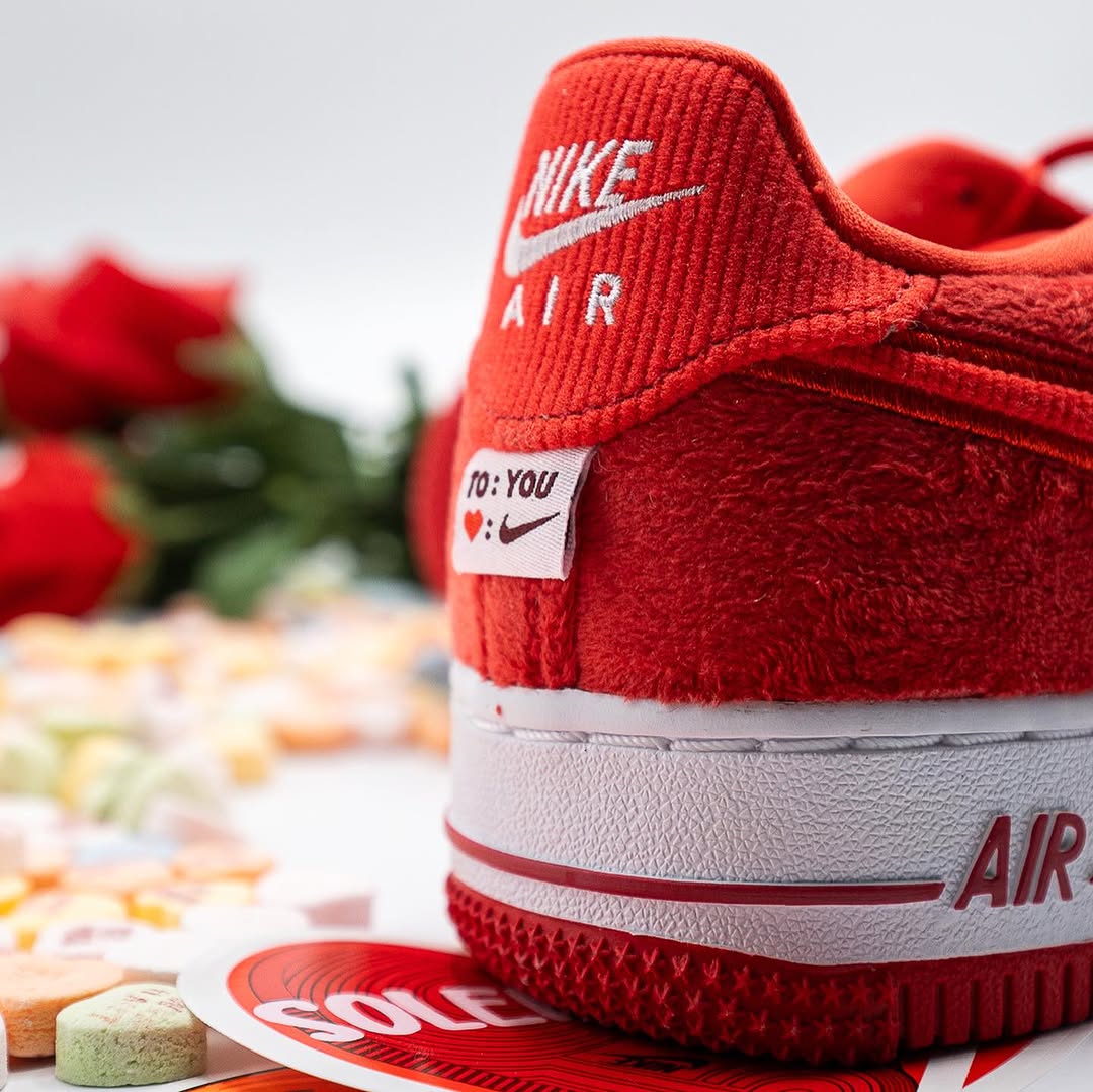 Nike Air Force 1 Low Valentine's Day Fleece (2024) - FZ3552 - 612 - Men's and Women's Sneakers > Sneakers > Air Force > Low - Top Sneakers