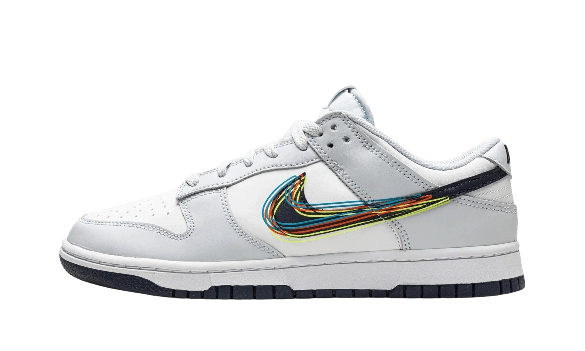 Nike Dunk Low "3D Swoosh" - DV6482 - 100 - Men's and Women's Sneakers > Sneakers > Nike Dunk > Low - Top Sneakers