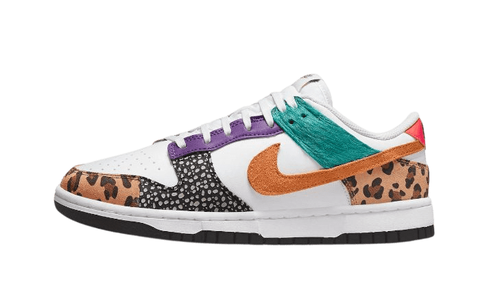 Nike Dunk Low Safari Mix - DN3866 - 100 - Men's and Women's Sneakers > Sneakers > Nike Dunk > Low - Top Sneakers