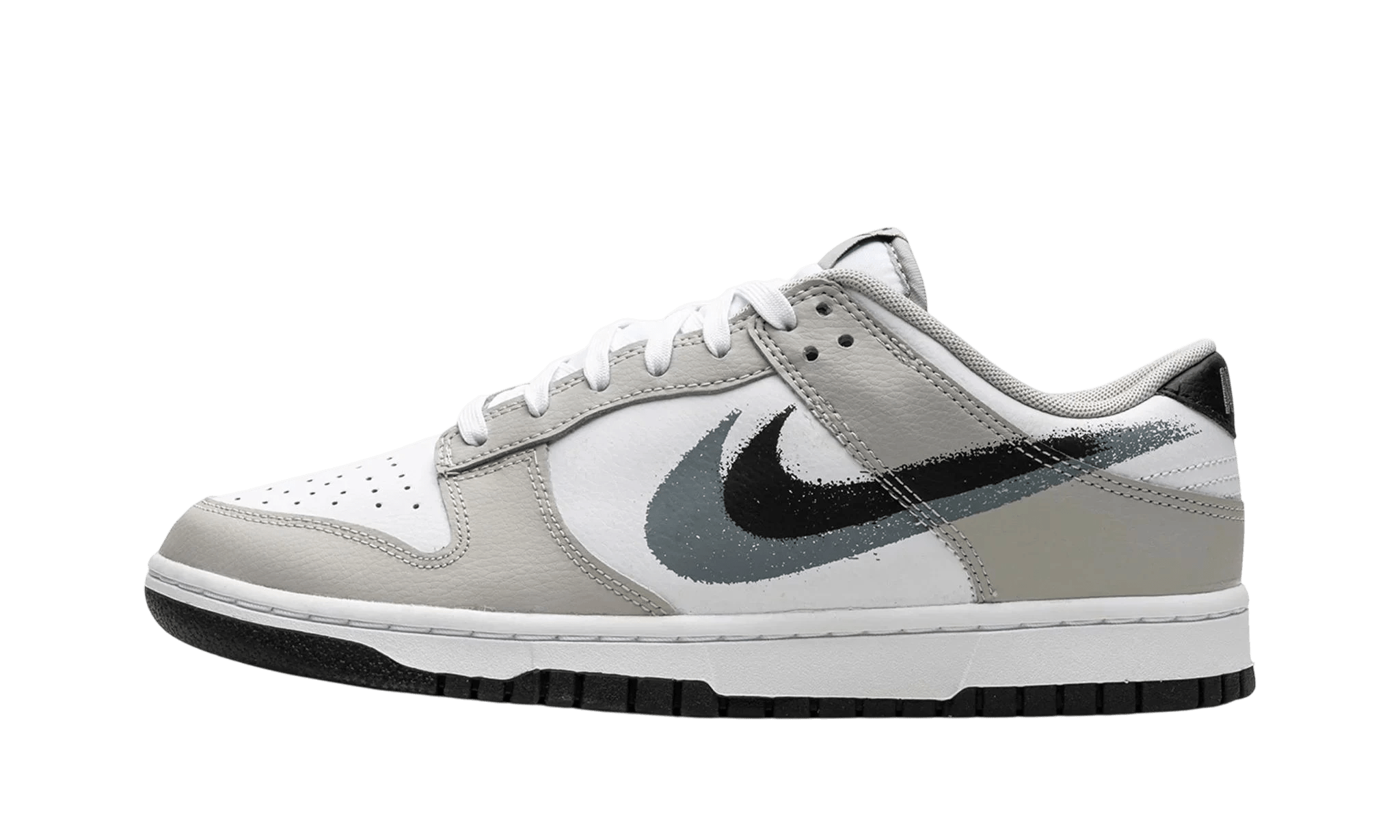 Nike Dunk Low "Stencil Swoosh" - FD0661 - 100 - Men's and Women's Sneakers > Sneakers > Nike Dunk > Low - Top Sneakers