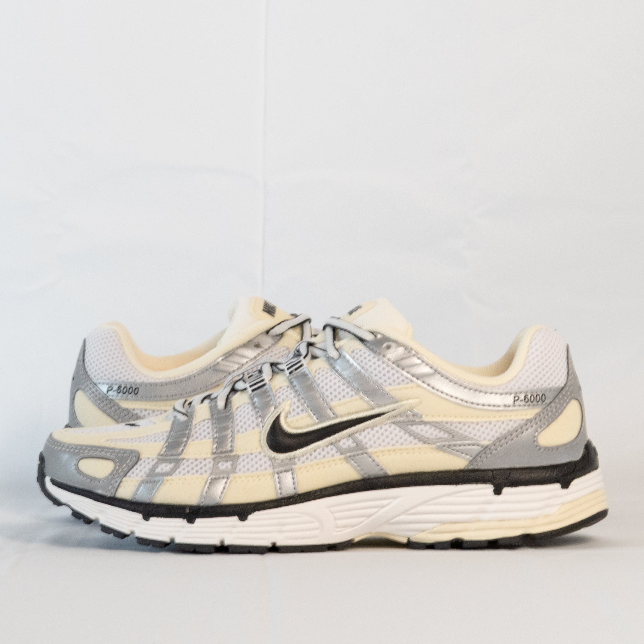Nike P - 6000 Coconut Milk Metallic Silver - FV6603 - 100 - Men's and Women's Sneakers > Sneakers > P - 6000 > Low - Top Sneakers