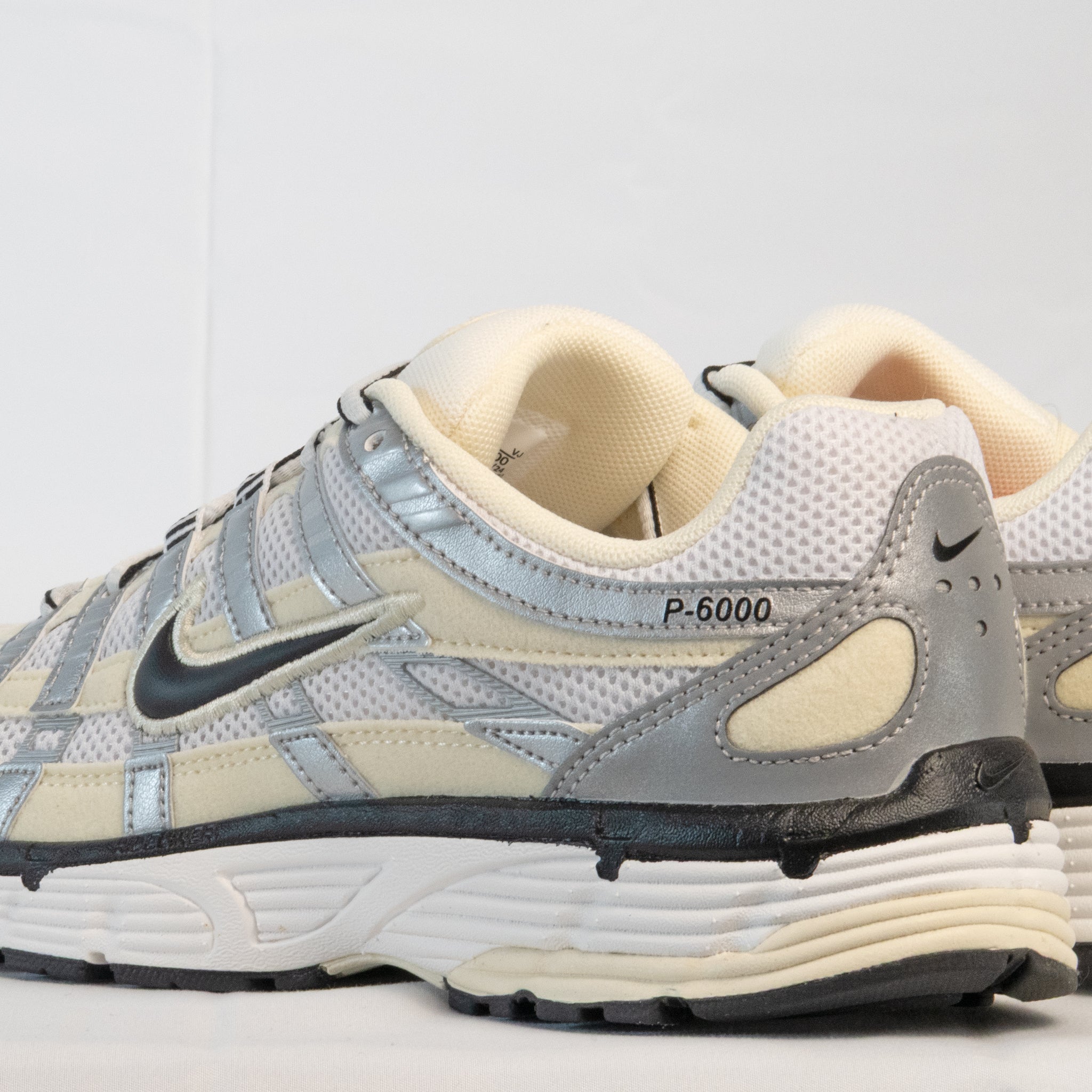 Nike P - 6000 Coconut Milk Metallic Silver - FV6603 - 100 - Men's and Women's Sneakers > Sneakers > P - 6000 > Low - Top Sneakers