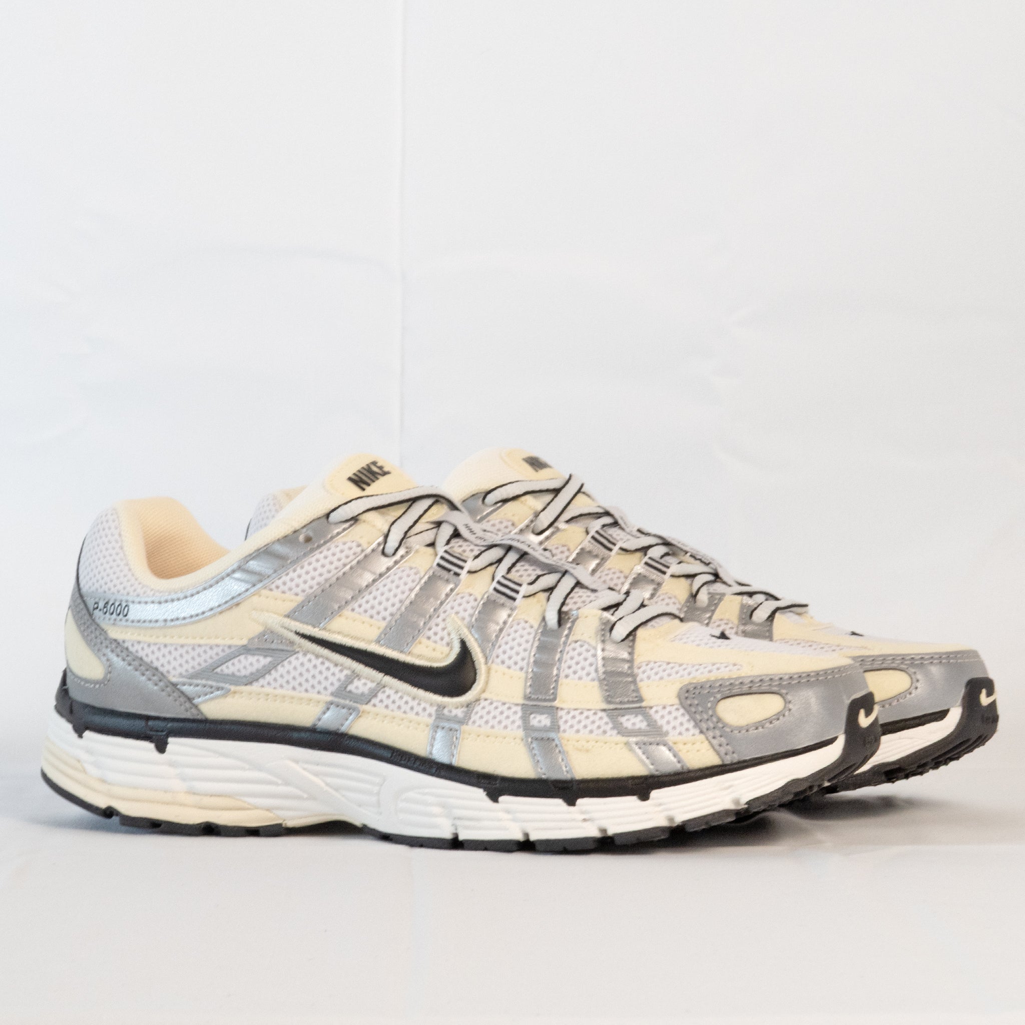 Nike P - 6000 Coconut Milk Metallic Silver - FV6603 - 100 - Men's and Women's Sneakers > Sneakers > P - 6000 > Low - Top Sneakers
