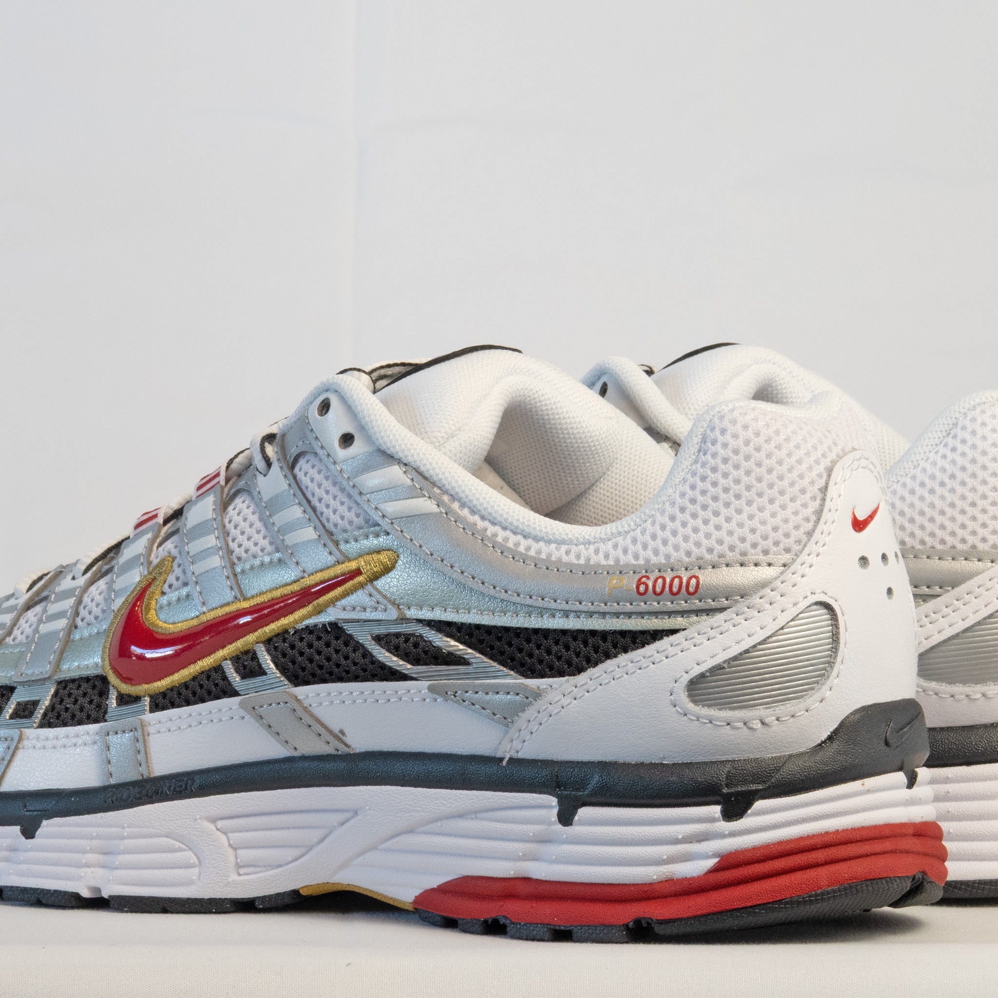 Nike P - 6000 White Gold Red - BV1021 - 101 - Men's and Women's Sneakers > Sneakers > P - 6000 > Low - Top Sneakers
