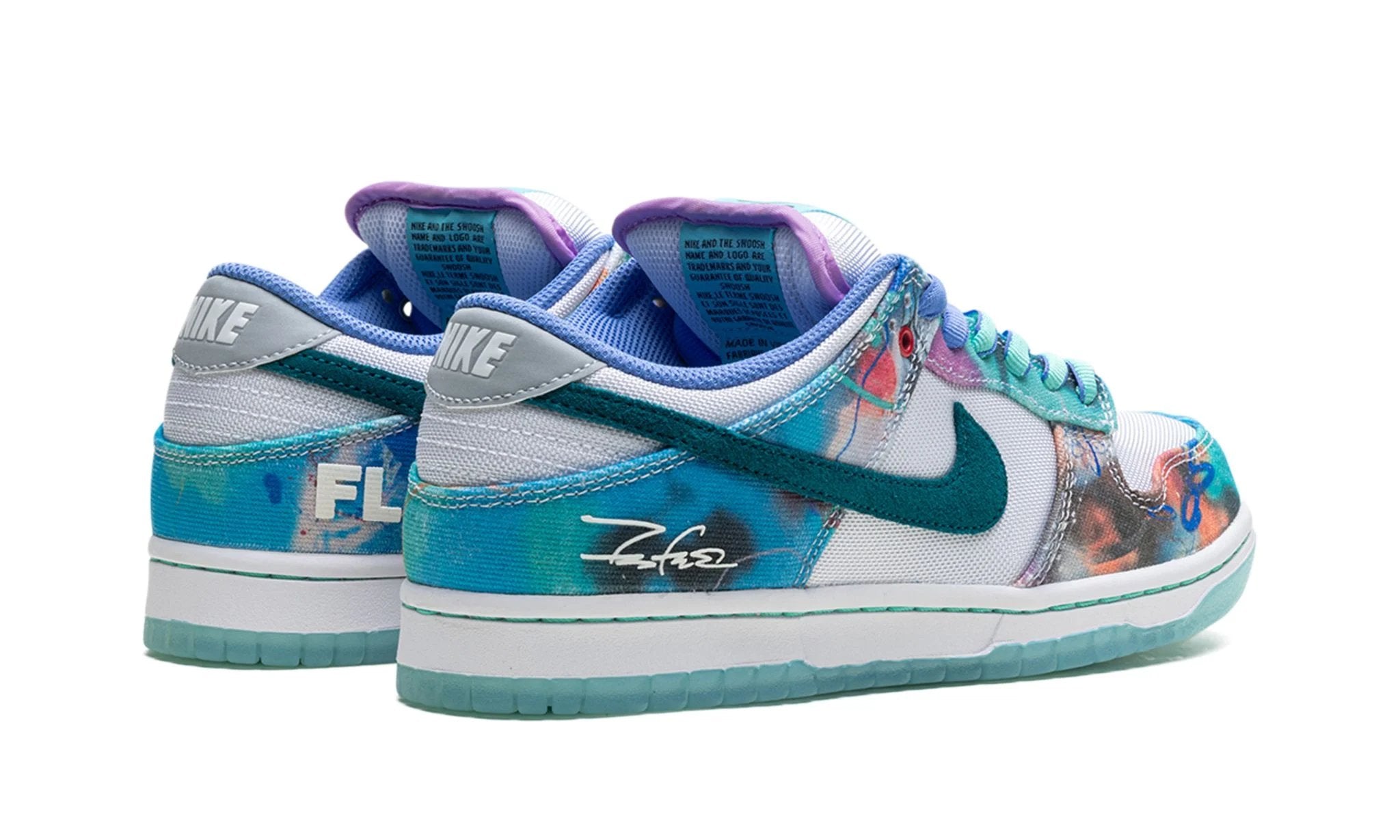 Nike SB Dunk Low x Futura Bleached Aqua - HF6061 - 400 - Men's and Women's Sneakers > Sneakers > Nike Dunk > Low - Top Sneakers
