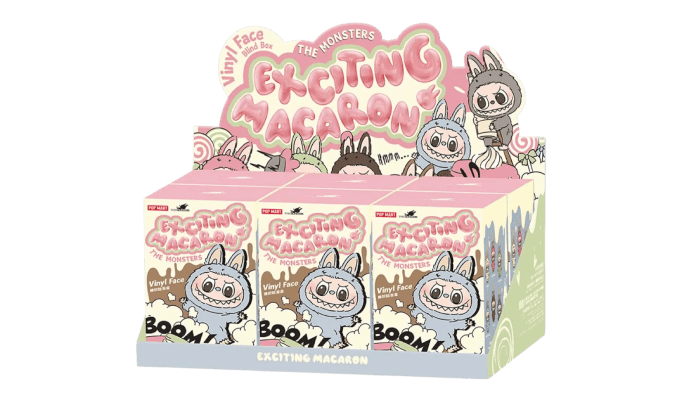 Pop Mart Labubu The Monsters Exciting Macarons Vinyl Face Blind Box - PM - PMLTME - MULTI - 6 - collectibles