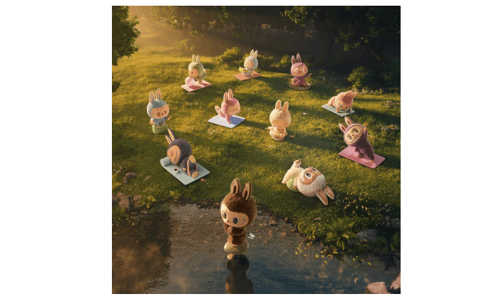 Pop Mart Labubu The Monsters Lazy Yoga Series Figures Sealed Case - PM - PMLTML - MULTI - 3 - collectibles