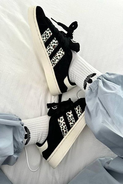 Adidas Campus 00s Black Leopard - ID7039 - Men's and Women's Sneakers > Sneakers > Adidas Campus > Low - Top Sneakers