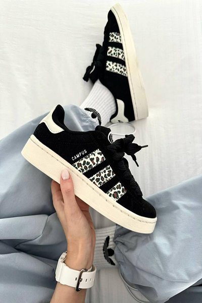 Adidas Campus 00s Black Leopard - ID7039 - Men's and Women's Sneakers > Sneakers > Adidas Campus > Low - Top Sneakers