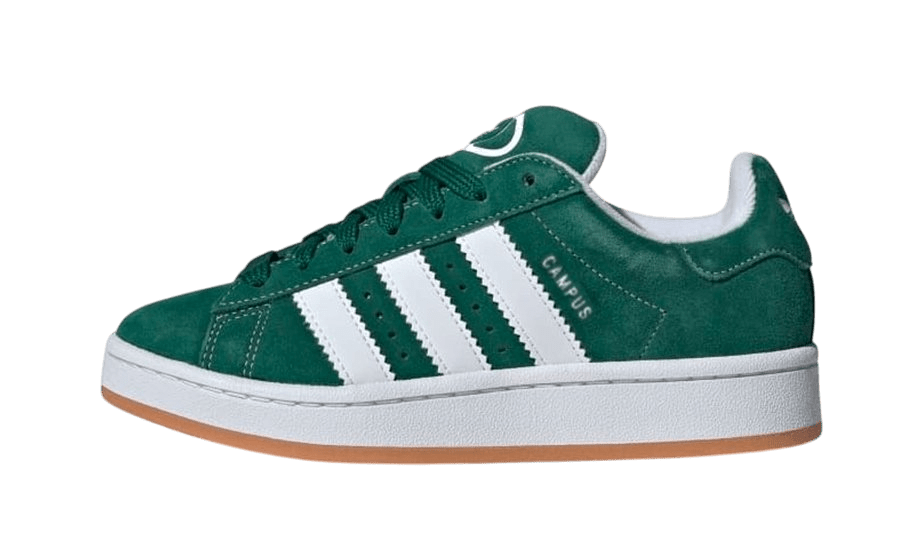 Adidas Campus 00s Dark Green Cloud White (Kids) - IH7492 - Men's and Women's Sneakers > Sneakers > Adidas Campus > Low - Top Sneakers