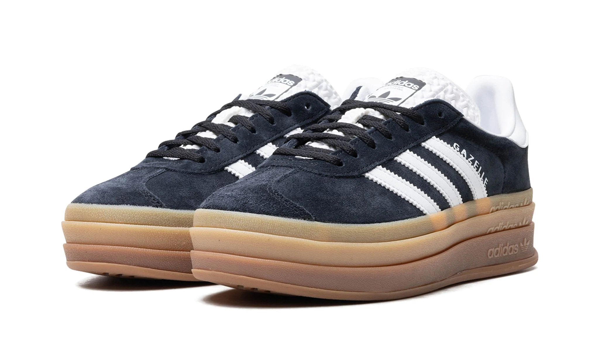 adidas Gazelle Bold Black White Gum (W) - IE0876 - Sneakers