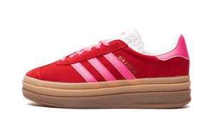 Adidas Gazelle Bold Collegiate Red / Lucid Pink