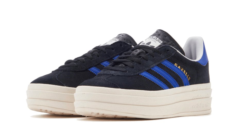 Adidas Gazelle Bold Core Black Lucid Blue - HQ4408 - sneakers
