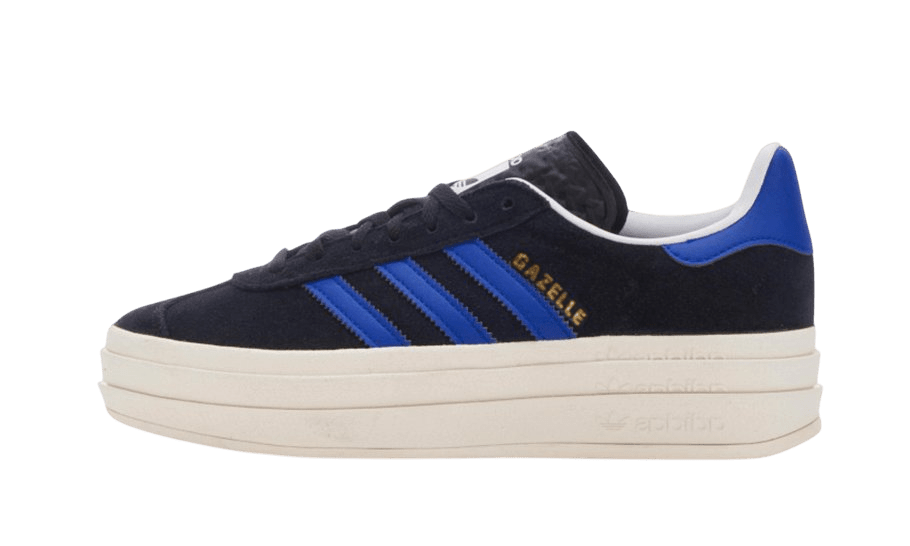 Adidas Gazelle Bold Core Black Lucid Blue - HQ4408 - Men's and Women's Sneakers > Sneakers > Adidas Gazlle > Low - Top Sneakers