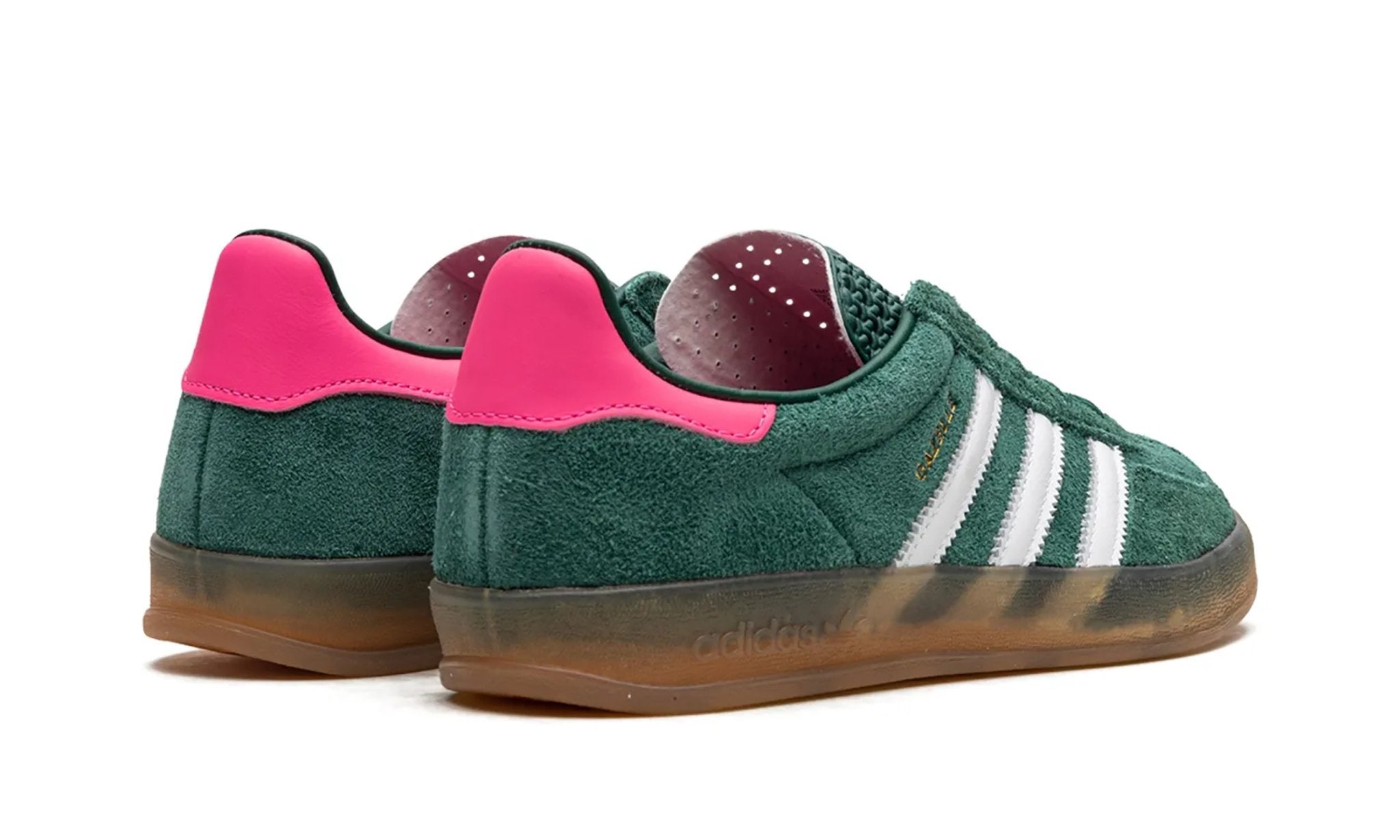 Adidas Gazelle Indoor Collegiate Green Lucid Pink (W) - IG5929 - Sneakers