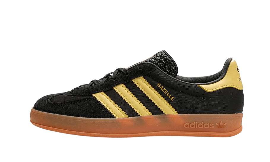 Adidas Gazelle Indoor Core Black Almost Yellow - IG4999 - Men's and Women's Sneakers > Sneakers > Adidas Gazlle > Low - Top Sneakers