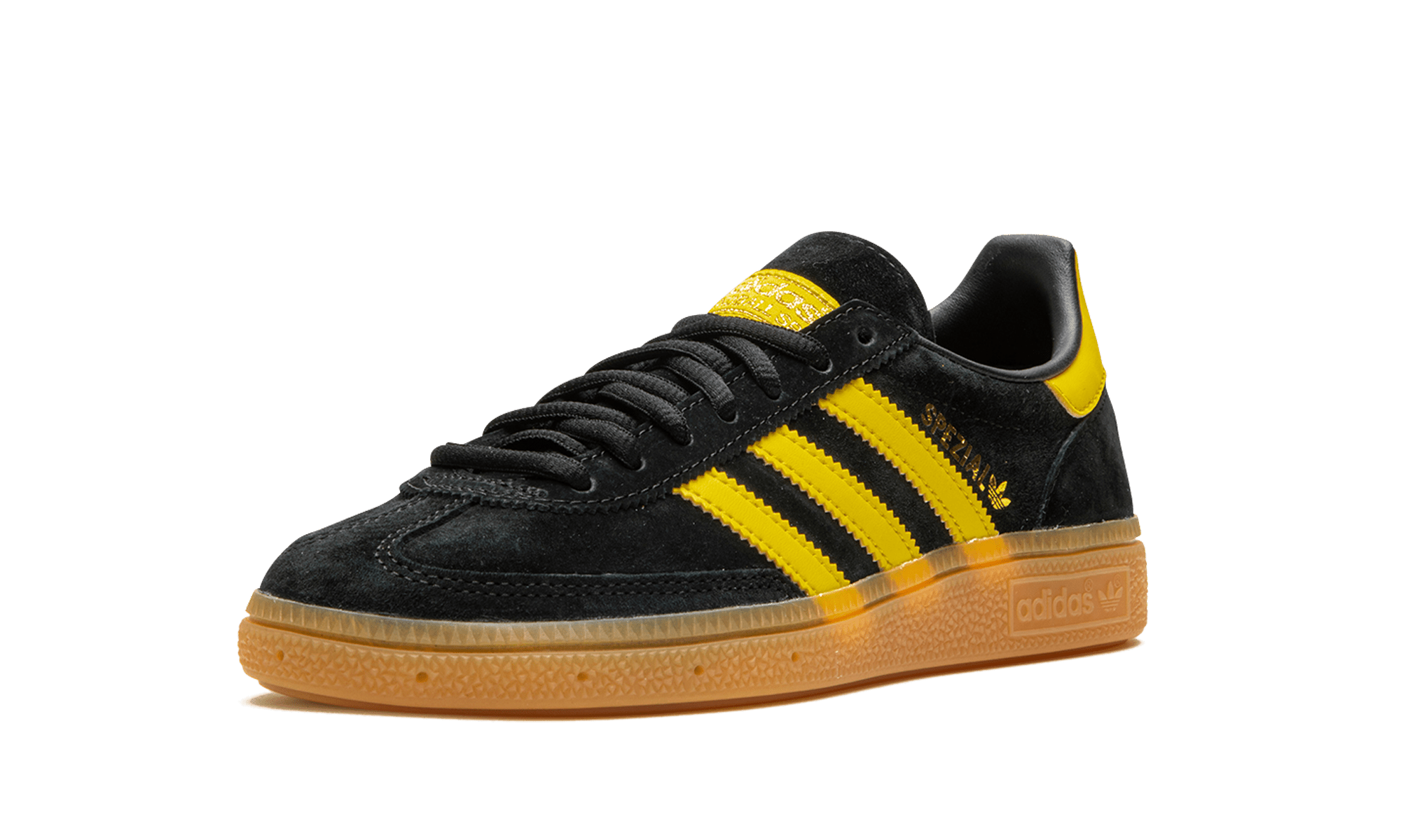 Adidas Handball Spezial Black Yellow - FX5676 - Men's and Women's Sneakers > Sneakers > Adidas Handball Spezial > Low - Top Sneakers