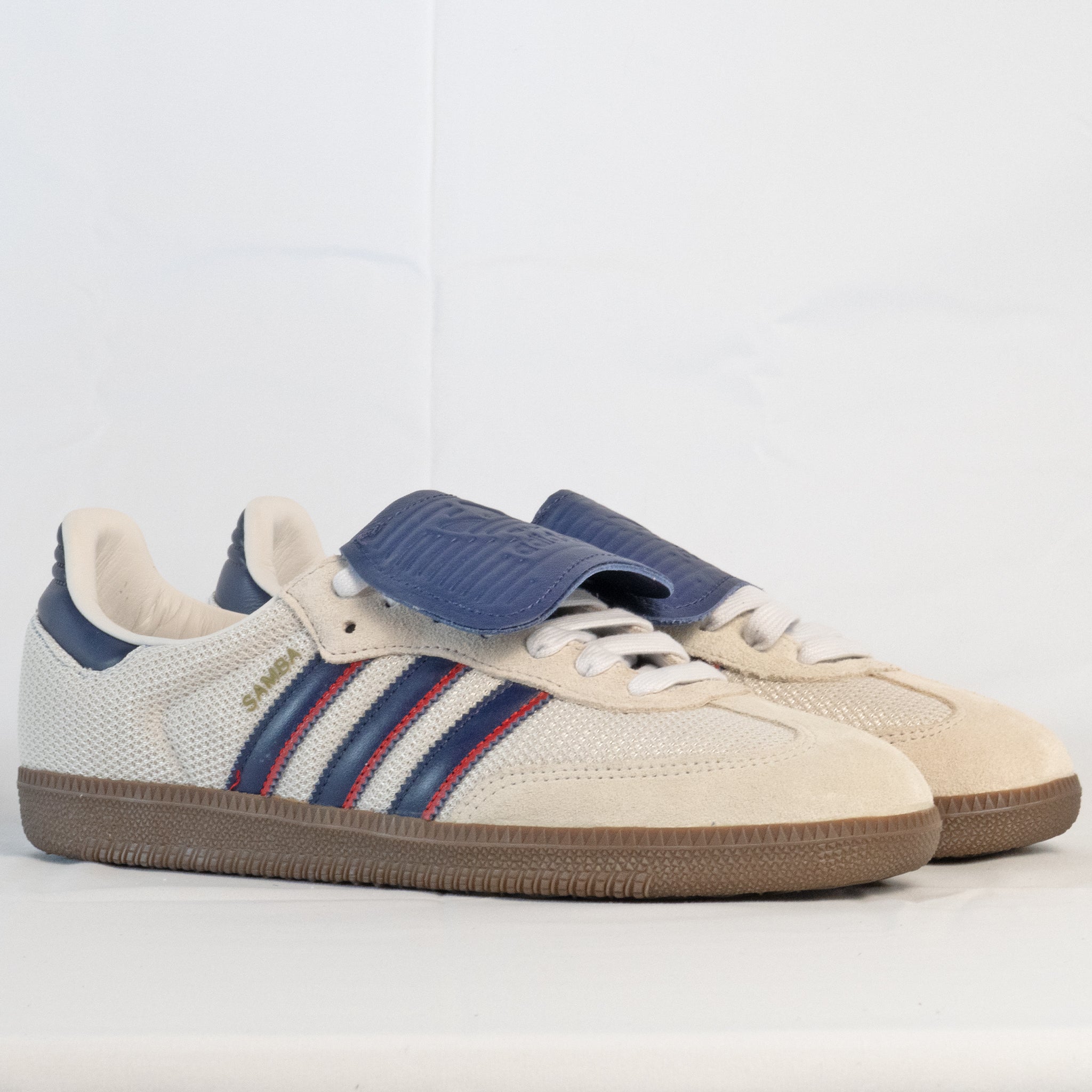 Adidas Samba LT Crystal White Dark Blue Gum - IE9169 - Men's and Women's Sneakers > Sneakers > Adidas Samba > Low - Top Sneakers