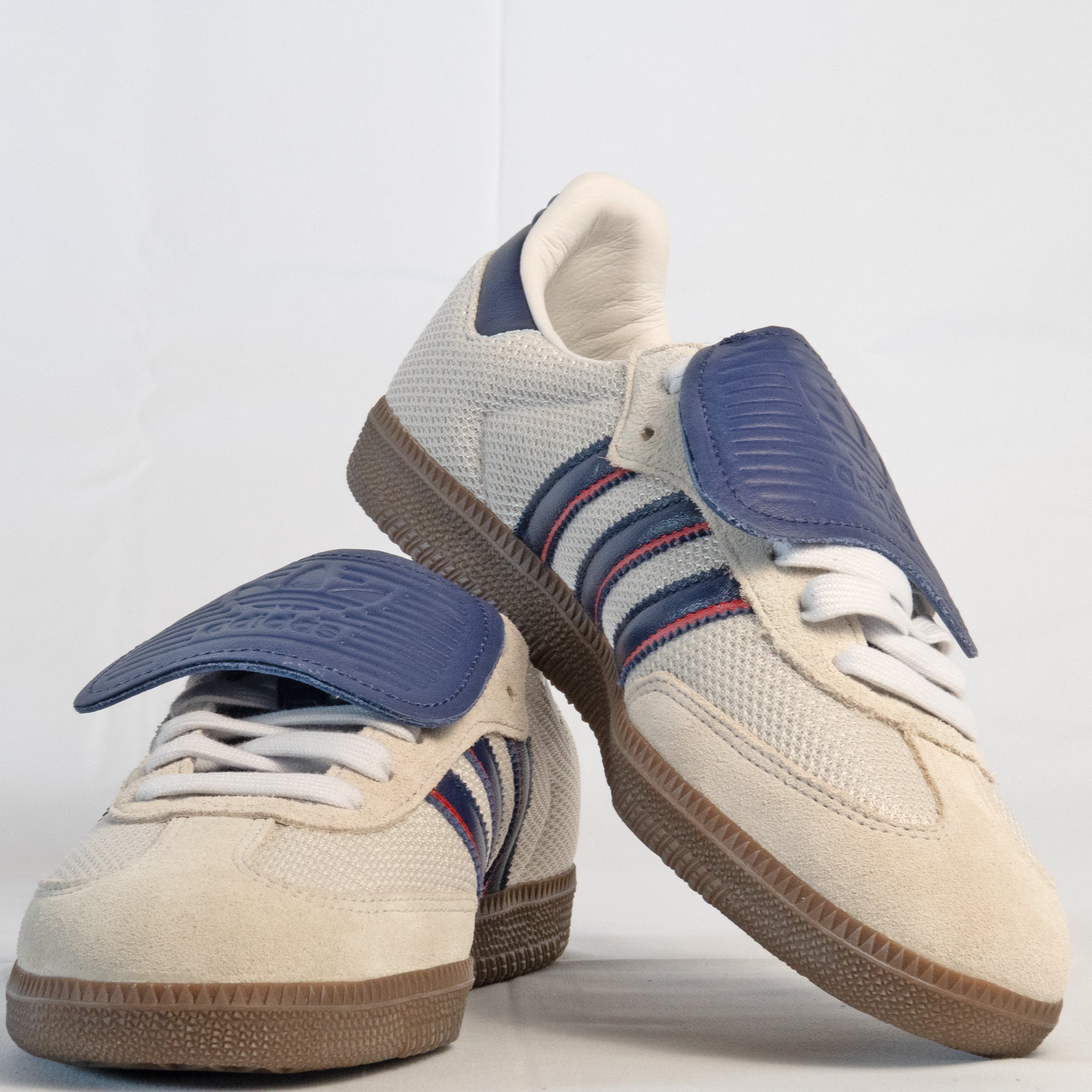 Adidas Samba LT Crystal White Dark Blue Gum - IE9169 - Men's and Women's Sneakers > Sneakers > Adidas Samba > Low - Top Sneakers