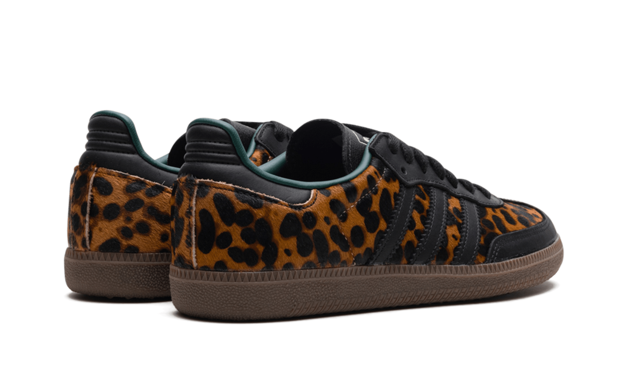 Adidas Samba OG Black Green Leopard - JI2735 - sneakers