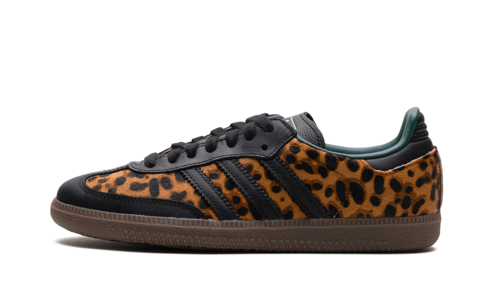 Adidas Samba OG Black Green Leopard - JI2735 - sneakers