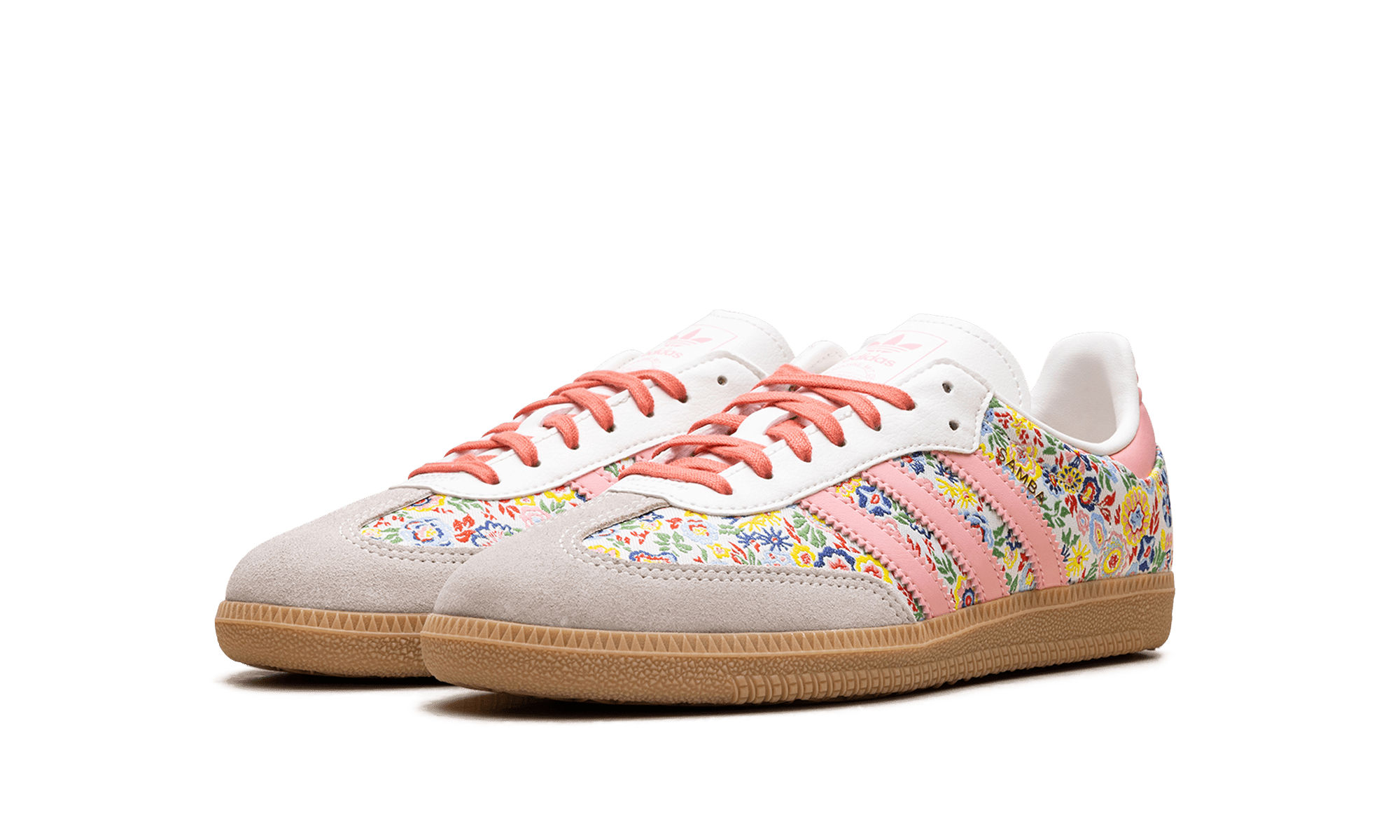 Adidas Samba OG Liberty London Floral Embroidery - JI0280 - Men's and Women's Sneakers > Sneakers > Adidas Samba > Low - Top Sneakers