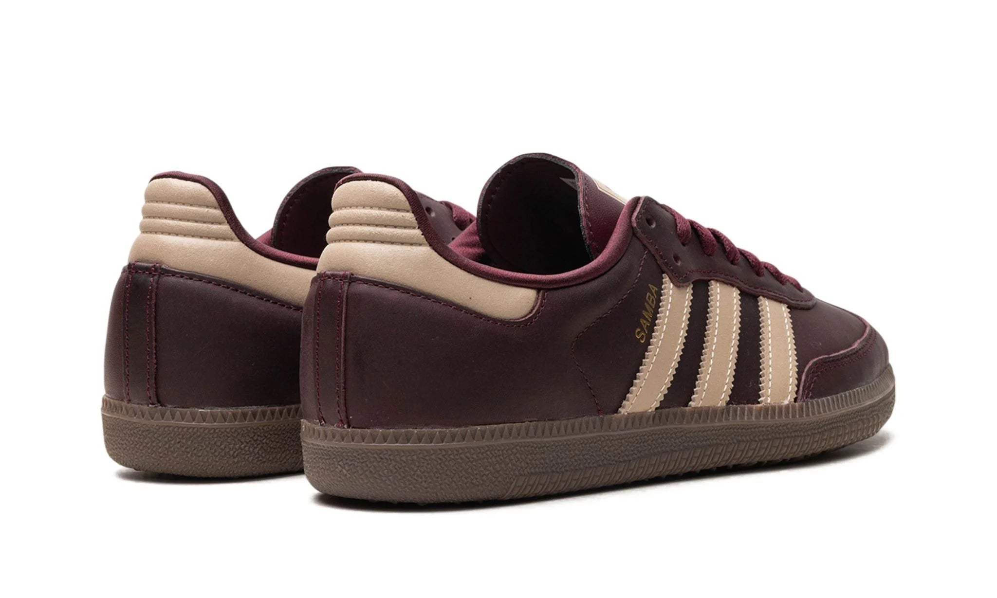 adidas Samba OG Maroon Crystal Sand (Women's) - IF7004 - Men's and Women's Sneakers > Sneakers > Adidas Samba > Low - Top Sneakers